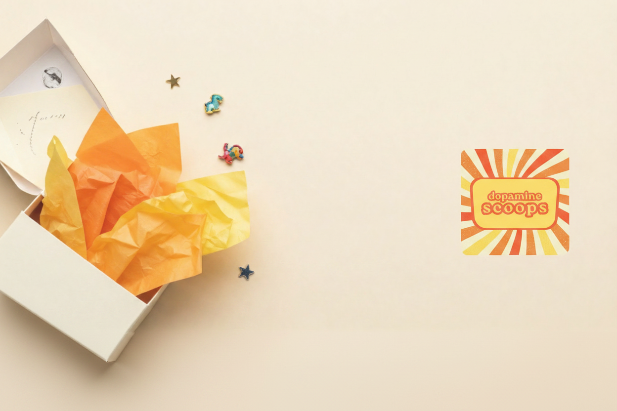 Dopamine Scoops Banner with Logo
